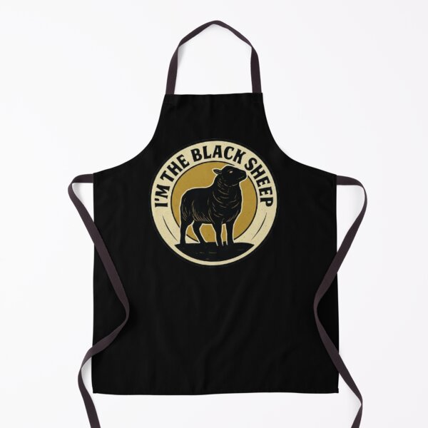 Item preview, I’m The Black Sheep - Bold Badge Design designed and sold by Blaze & Trail Creative.