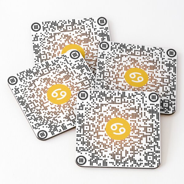 Item preview, Cancer Horoscope Auto-Updating QR Code – Daily Astrology Scan Sticker designed and sold by Chroma Artis.