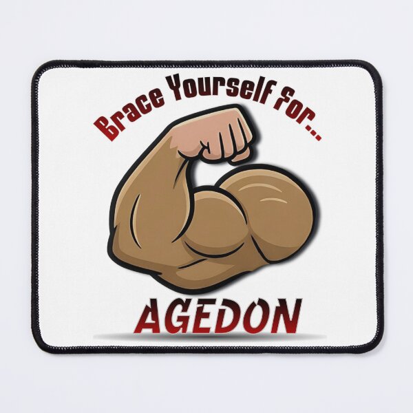Item preview, Brace Yourself For Armagedon – Funny Gym Bicep Pun Workout Shirt designed and sold by BeakBros.