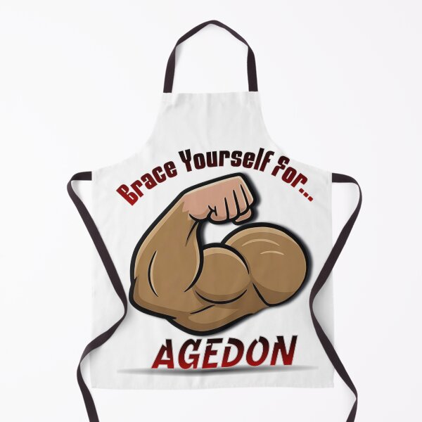 Item preview, Brace Yourself For Armagedon – Funny Gym Bicep Pun Workout Shirt designed and sold by BeakBros.