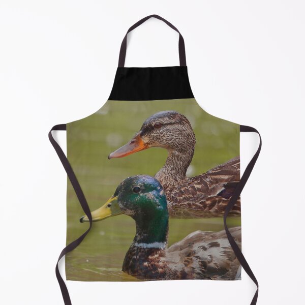 Item preview, A pair of mallards on the water designed and sold by Production Art Manon Meilleur.