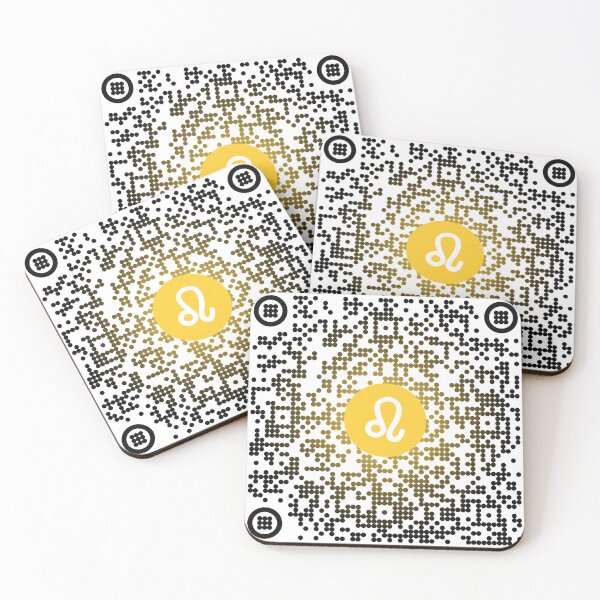 Item preview, Leo Auto-Updating Horoscope QR Code | Daily Astrology Scan Sticker designed and sold by Chroma Artis.