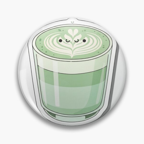 Item preview, Cute Matcha Latte – Kawaii Green Tea Illustration designed and sold by zenaikido.