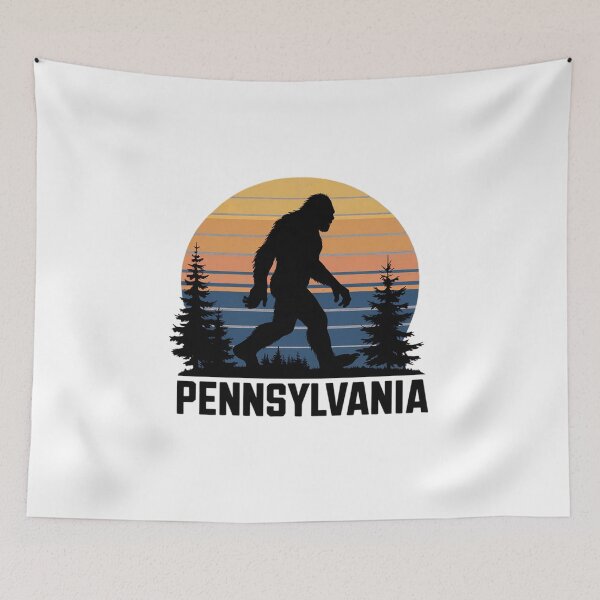 Item preview, Pennsylvania Surf Style Bigfoot Sasquatch  designed and sold by KonstanKoraner.