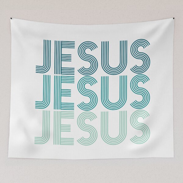 Aperçu de l'œuvre T-shirt Jésus à message religieux créée et vendue par ABeasEyeView.