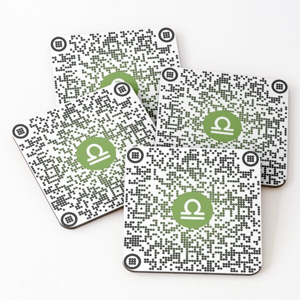 Item preview, Libra Daily Horoscope QR Code – Auto-Updating Zodiac Scan Sticker designed and sold by Chroma Artis.