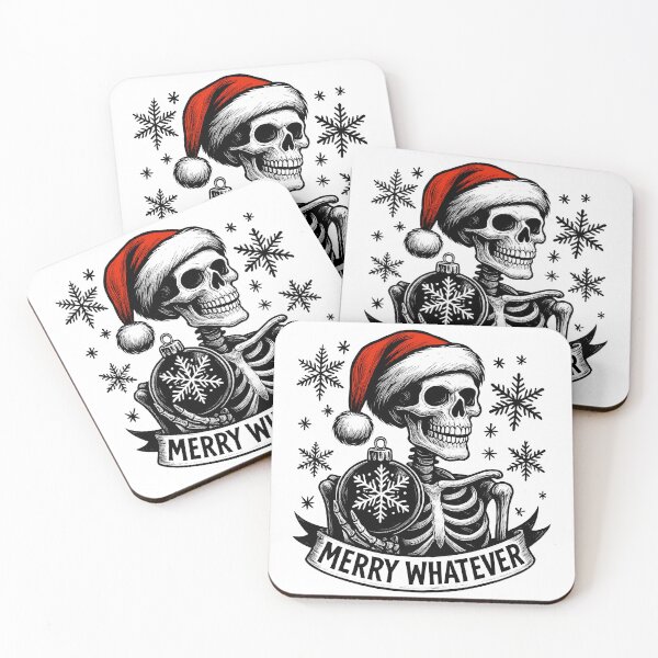 Item preview, Sarcastic Skeleton Christmas-Merry Whatever Art designed and sold by DariusZD.