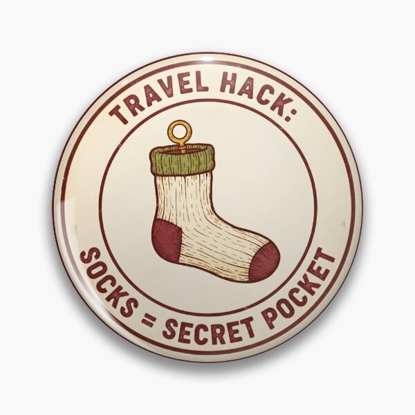 Item preview, Travel Hack Socks Secret Pocket designed and sold by Dakson Design - Fantasy Art.