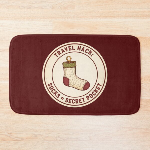 Item preview, Travel Hack Socks Secret Pocket designed and sold by Dakson Design - Fantasy Art.