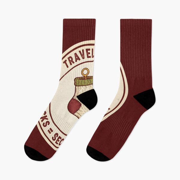 Item preview, Travel Hack Socks Secret Pocket designed and sold by Dakson Design - Fantasy Art.