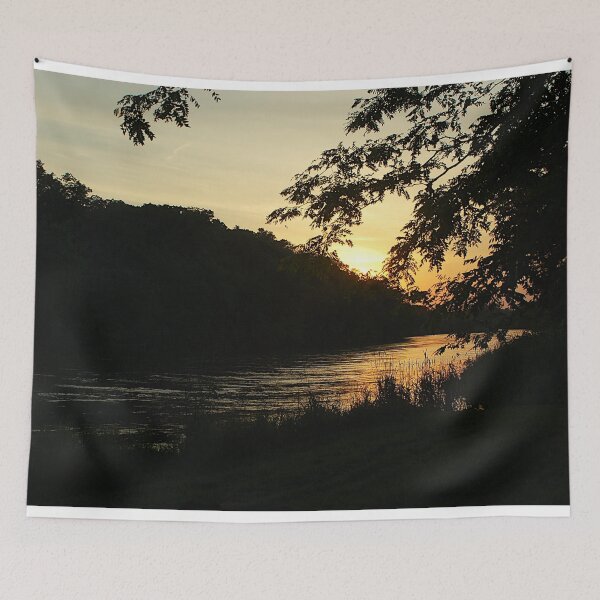 Item preview, Sunset on the Wapsipinicon River Photograph. designed and sold by ABeasEyeView.