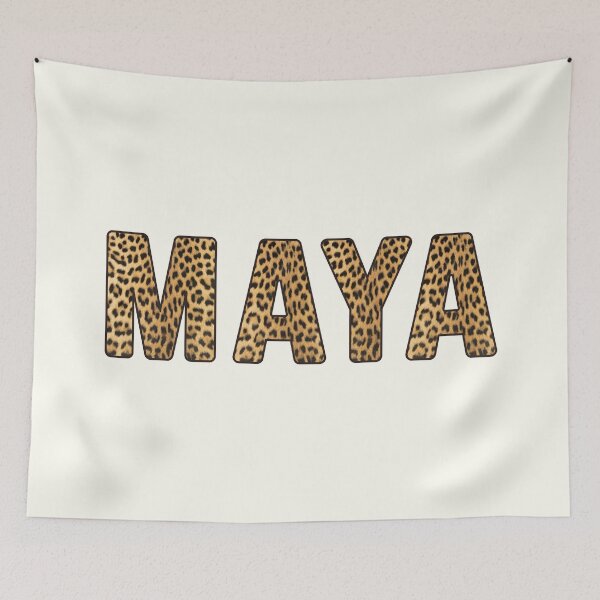 Item preview, Maya Name Leopard Print designed and sold by Jeallan Designs.