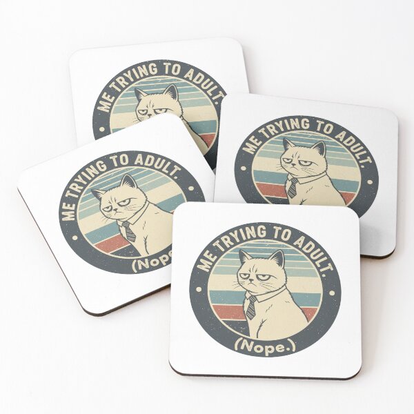 Item preview, ME Trying to Adult – Funny Relatable Quote Design designed and sold by Axivra.