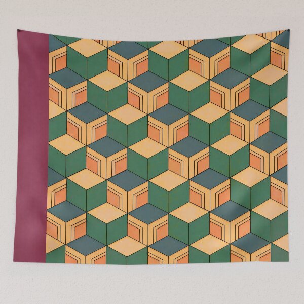 Item preview, Stylized Haori Pattern – Anime Inspired Design #06 designed and sold by PosterFuel.