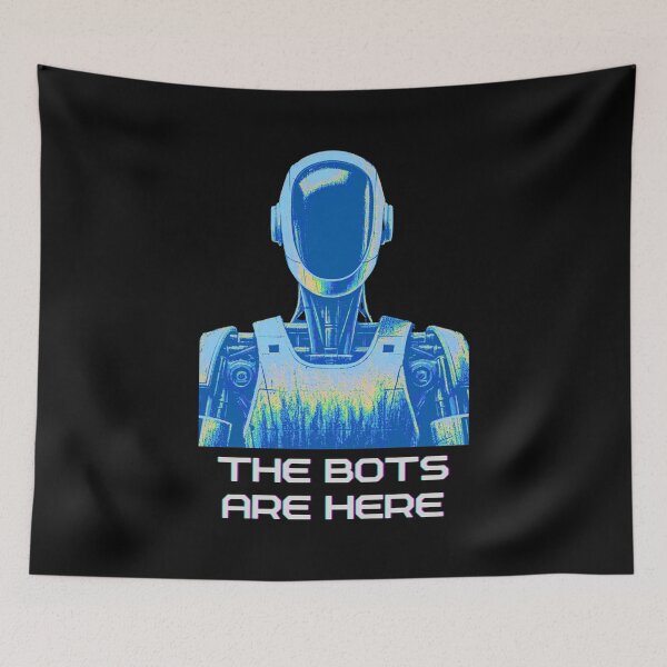 Item preview, Futuristic Humanoid Robot designed and sold by TEEJAMBOREE.