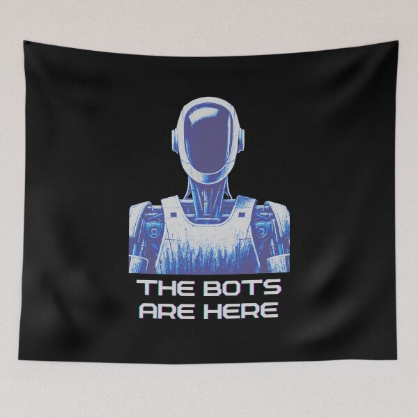 Item preview, Futuristic Humanoid Robot designed and sold by TEEJAMBOREE.