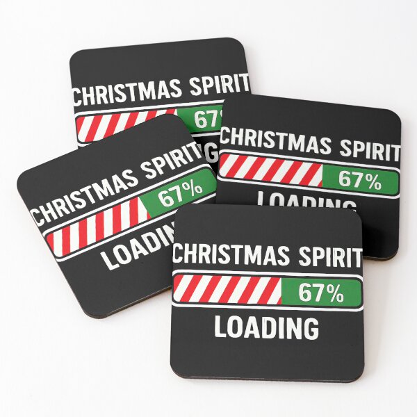 Item preview, Christmas Spirit Loading Bar Holiday Winter Festive  designed and sold by judycuevas1.