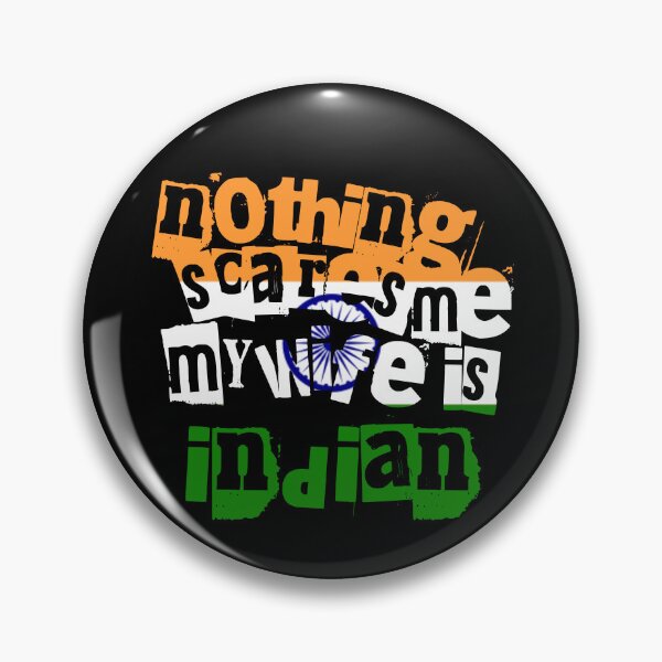 Item preview, Funny India Nothing Scares Me My Wife Is Indian Humor designed and sold by chrisrivait.