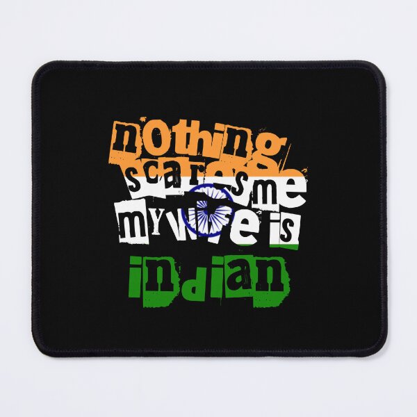 Item preview, Funny India Nothing Scares Me My Wife Is Indian Humor designed and sold by chrisrivait.
