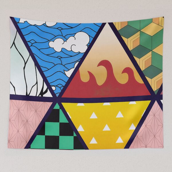Item preview, Stylized Haori Pattern – Anime Inspired Design #07 designed and sold by PosterFuel.