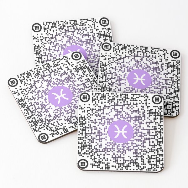 Item preview, Pisces Auto-Updating Horoscope QR Code | Daily Astrology Scan Code designed and sold by Chroma Artis.