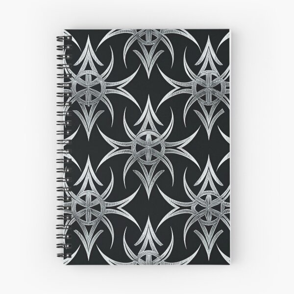 Item preview, Patrón tribal neo cromado de Cyber Sigilism designed and sold by DreamLeafCo.