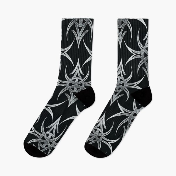 Item preview, Cyber Sigilism Chrome Neo Tribal Pattern designed and sold by DreamLeafCo.