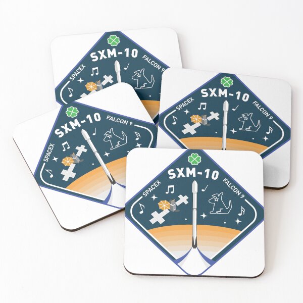 Item preview, SXM-10, SiriusXM, SpaceX, Falcon 9, Satellite, Mission Patch designed and sold by CharlieDesings.