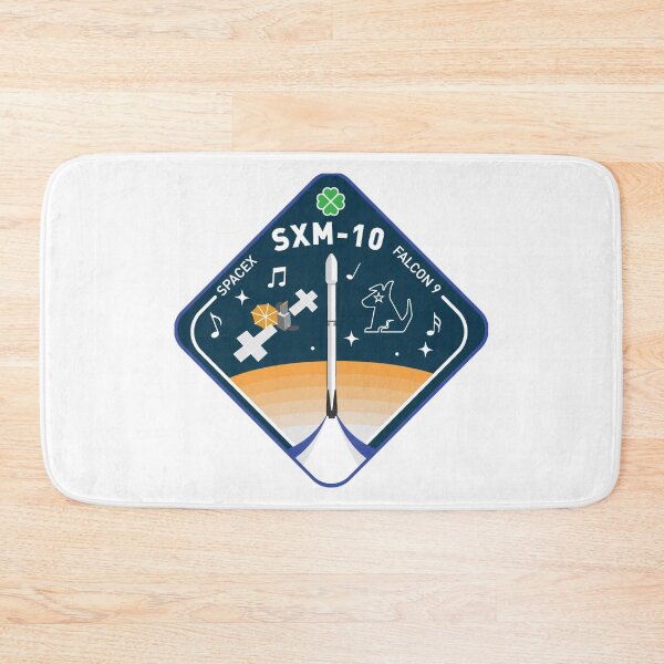 Item preview, SXM-10, SiriusXM, SpaceX, Falcon 9, Satellite, Mission Patch designed and sold by CharlieDesings.
