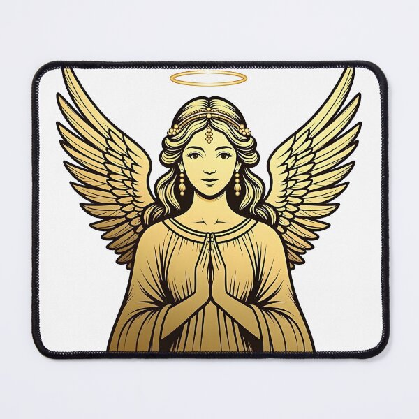 Item preview, Golden Christmas Angel designed and sold by SunDrift.