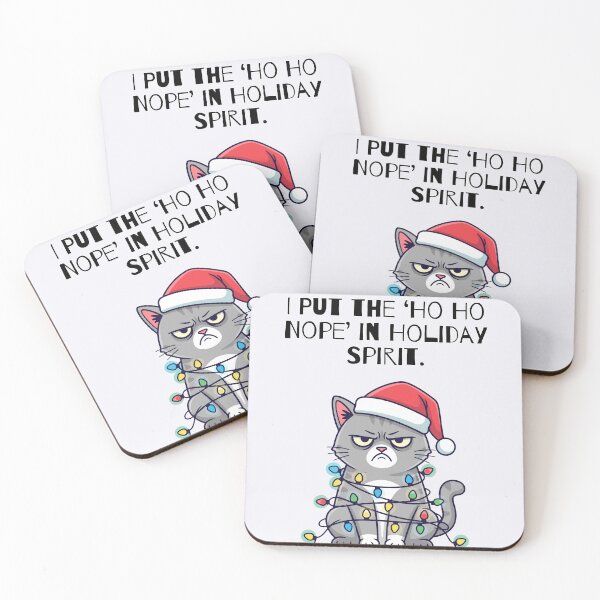 Item preview, Ho Ho Nope: Grumpy Cat Holiday Spirit designed and sold by Feliciano3.