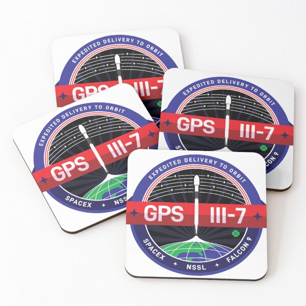 Item preview, SpaceX GPS III-7 Mission Patch designed and sold by CharlieDesings.