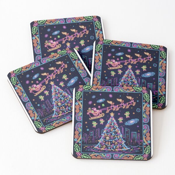 Artikelvorschau, Neon Holiday Magic Sky entworfen und verkauft von ReykorShop.
