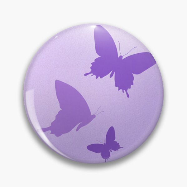 Item preview, Purple Butterfly Silhouette Pattern on Soft Gradient Background designed and sold by EtherealFlutter.
