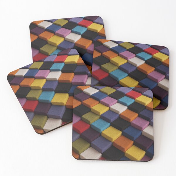 Item preview, 3D Color Block Pattern – Colorful geometric design designed and sold by MrsMimpi.