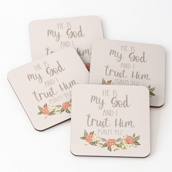 Artikelvorschau, Er ist mein Gott - Kunst auf Glaubensbasis entworfen und verkauft von Willow & Grace Designs.