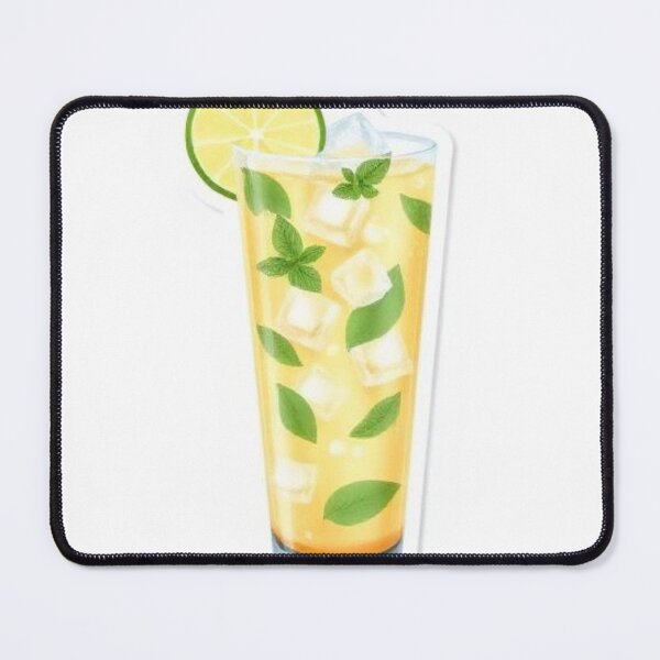 Item preview, Lemon Mint Iced Tea – Fresh Citrus Drink Illustration designed and sold by zenaikido.