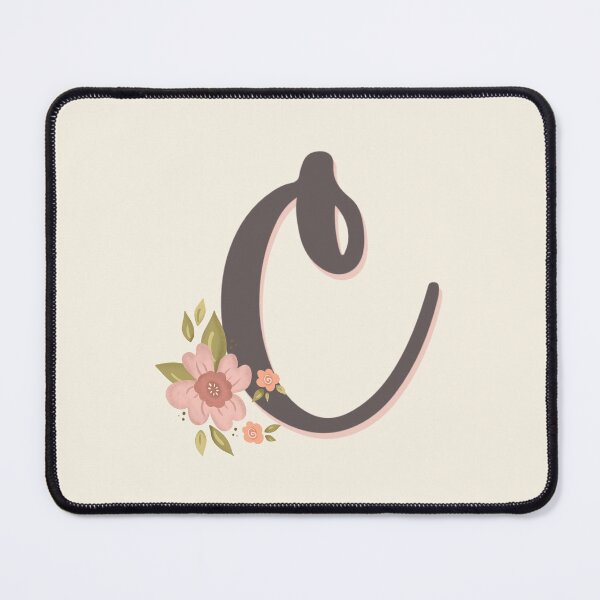 Item preview, Sweet Floral Initial C designed and sold by Willow & Grace Designs.