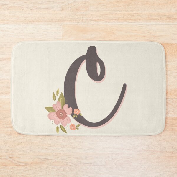 Item preview, Sweet Floral Initial C designed and sold by Willow & Grace Designs.