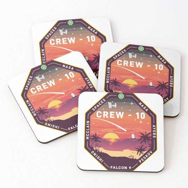 Item preview, SpaceX Crew-10 Mission Patch designed and sold by CharlieDesings.
