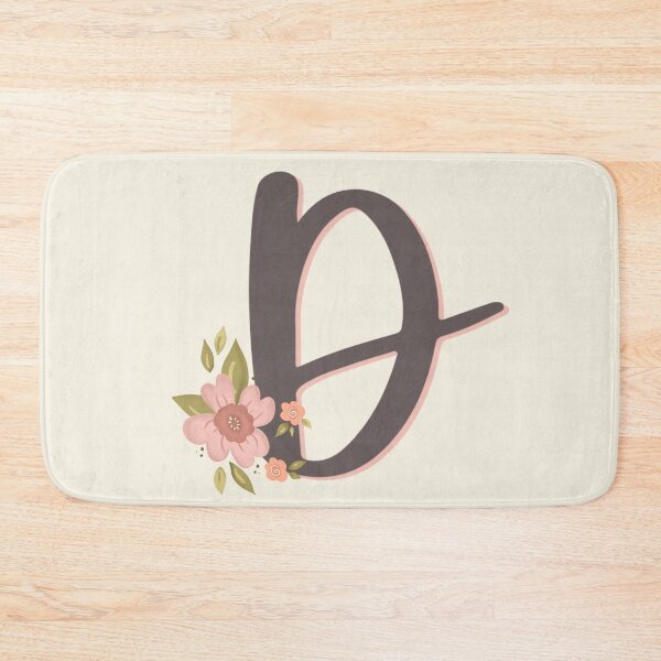 Item preview, Sweet Floral Initial D designed and sold by Willow & Grace Designs.