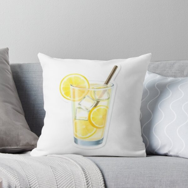 Item preview, Iced Lemon Water – Fresh Citrus Drink Illustration designed and sold by zenaikido.