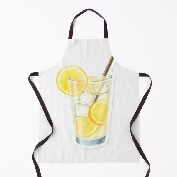 Item preview, Iced Lemon Water – Fresh Citrus Drink Illustration designed and sold by zenaikido.