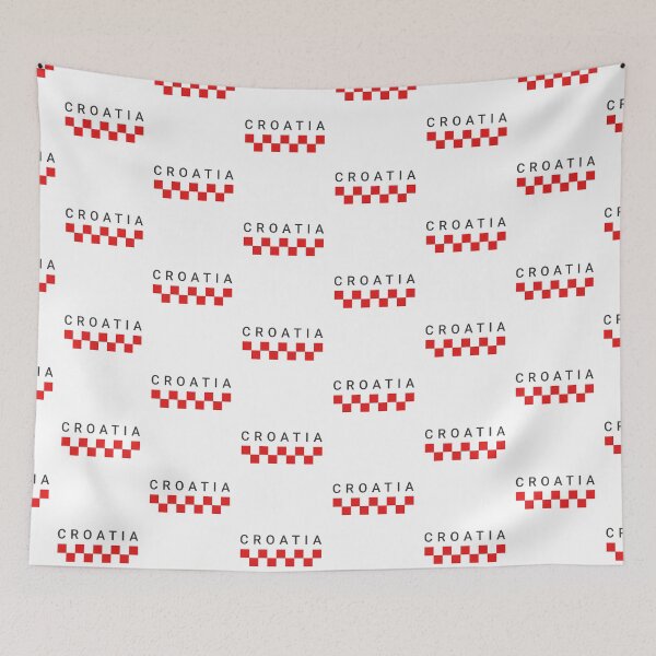Item preview, Croatia Red Squares designed and sold by Zamian86.