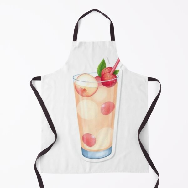 Item preview, Lychee Iced Drink – Fresh Sweet Pink Beverage Illustration designed and sold by zenaikido.