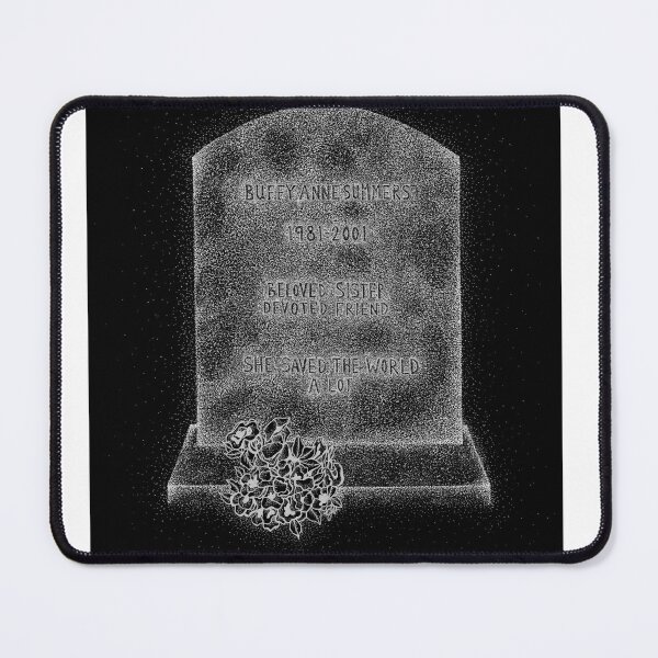 Item preview, Buffy the Vampire Slayer Gravestone designed and sold by Iwearthecheeseitdoesnotwearme.