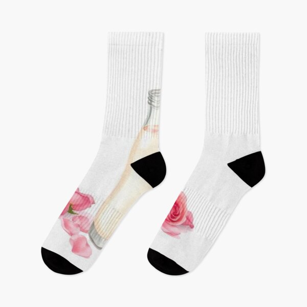 Item preview, Rose Milk Drink – Soft Pink Floral Beverage Illustration designed and sold by zenaikido.