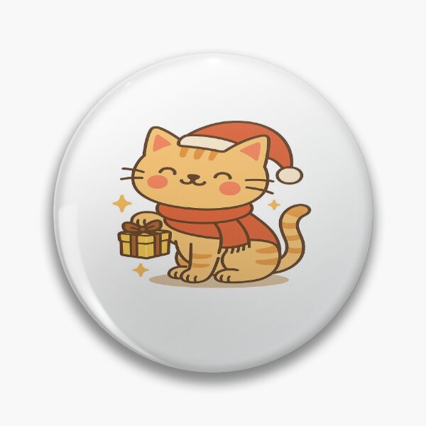 Item preview, Santa’s Little Meower – Cute Kawaii Christmas Cat Design designed and sold by StyleLap.