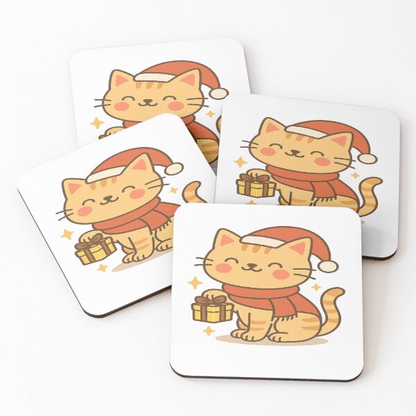 Item preview, Santa’s Little Meower – Cute Kawaii Christmas Cat Design designed and sold by StyleLap.