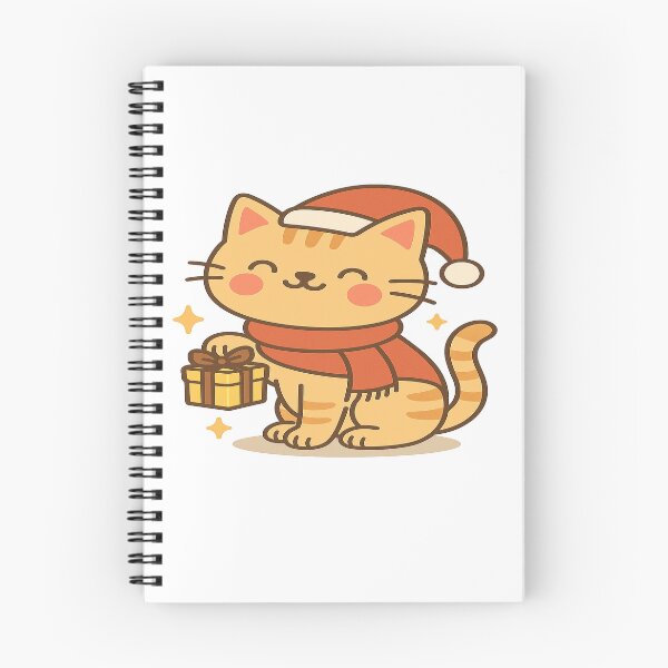 Item preview, Santa’s Little Meower – Cute Kawaii Christmas Cat Design designed and sold by StyleLap.